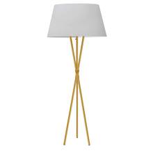  GAB-601F-AGB-WH - 1LT Floor Lamp, ABG w/ WH Shade