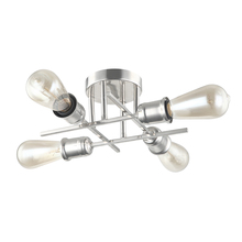  NEB-184SF-BC - 4LT Semi-Flush Mount, Burnished Chrome Finish