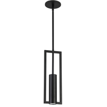  PLN-151P-MB - 1LT Halogen Pendant, Matte Black