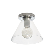  RSW-91FH-SC-CLR - 1LT Flush Mount, SC w/ Clear Glass