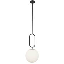  SIM-121P-MB - 1LT Incandescent Pendant, MB w/Opal Glass