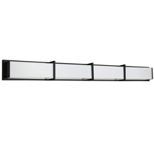 Dainolite VLD-415-MB - 72W Matte Black Vanity Light w/ White Acrylic Diffuser