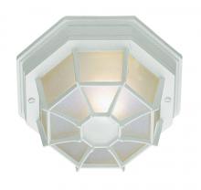  PL-40582 WH - 1LT BULKHEAD-SPIDER-GU24 BASE-