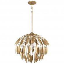 Capital Canada 351812GF - 1-Light Botanical Pendant in Buffed Gold