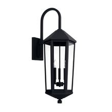 Capital Canada 926932BK - 3 Light Outdoor Wall Lantern