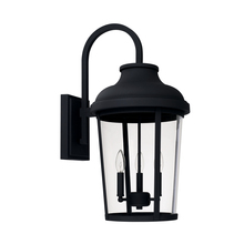 Capital Canada 927032BK - 3 Light Outdoor Wall Lantern