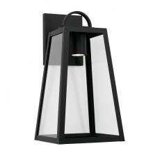 Capital Canada 943712BK-GL - 1 Light Outdoor Wall Lantern