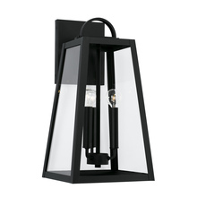 Capital Canada 943732BK - 3 Light Outdoor Wall Lantern