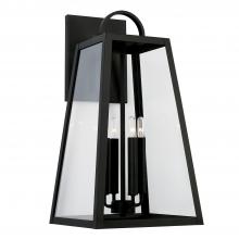  943743BK - 4 Light Outdoor Wall Lantern