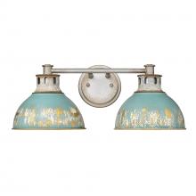 Golden Canada 0865-BA2 AGV-TEAL - Kinsley 2 Light Bath Vanity