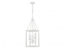 Golden Canada 2073-3P NWT-CLR - Smyth 3-Light Pendant in Natural White with Clear Glass