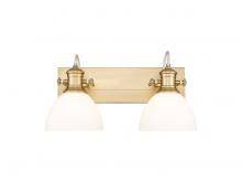 Golden Canada 3118-BA2 BCB-OP - Hines 1-Light Vanity Light in Brushed Champagne Bronze with Opal Glass