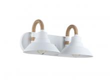 Golden Canada 3318-BA2 NWT - Journey 2-Light Vanity Light in Natural White