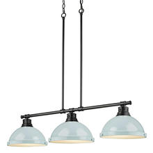  3602-3LP BLK-SF - 3 Light Linear Pendant