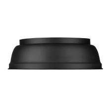 Golden Canada 7313-FM BLK - Rebel Flush Mount in Matte Black