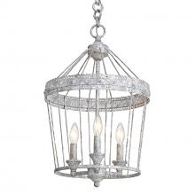  7856-3P OY - Ferris 3 Light Chandelier in Oyster