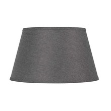 CAL Lighting SH-8112-19F - 11" Height Fabric Shade in Grey Finish