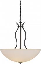  60/5917 - Dillard - 4 Light Pendant with White Glass