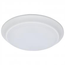  62/1810 - 10 inch; LED Disk Light; 6 Unit Contractor Pack; 5-CCT Selectable 27K/3K/35K/4K/5K; White Finish