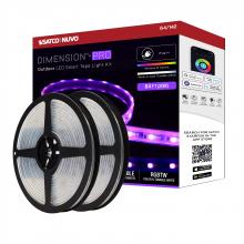  64/142 - Dimension Pro; Tape light strip; 64 ft.; Hi-Output; RGB plus Tunable White; Plug connection; IP65;