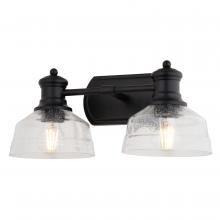 Vaxcel International W0503 - Beloit 17-in. W 2 Light Vanity Light Black