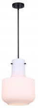  IPL2027B01BK - ADALIE, IPL2027B01BK, MBK Color, 1 Lt Rod Pendant, Flat Opal Glass, 60W Type A