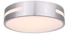  CL-19-13-BN - NIVEN 13 in. 1 Light Integrated LED Brushed Nickel Modern Flush Mount with Frosted Acrylic Shade