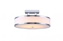  LFM101A13CH - FOSTER, Flat Opal Glass Diffuser, 20W LED, Non-Dimmable, 1200 Lumens, 15" x 7 3/4"