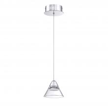  PF213-1LPE-CH - 1 LIGHT LED PENDANT