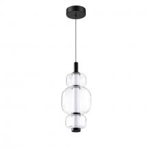  PF269-BLK/CLR - 1 LIGHT ADJ. CCT LED PENDANT