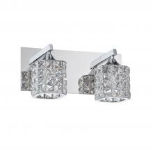  VF7200-2L-CH - 2 LIGHT VANITY - SQUARE SHADES