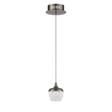 Kendal PF91-1LPE-BKS - ARIKA series 5 Watt Chrome Integrated LED 1-Light Pendant