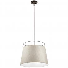  52265OZ - Marika 20" 3 Light Pendant in Olde Bronze