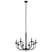  52388BK - Chandelier 8Lt