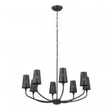  52509BK - Chandelier 8Lt