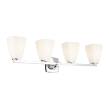 Kichler 55217CH - Marant 33.25" 4-Light Vanity Light with Opal Glass in Chrome