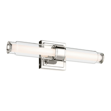 Kichler 55237PNLED - Laurene 18.5" Linear Bath Bar Small LED with Clear Glass in Chrome