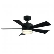 Modern Forms Canada - Fans Only FR-W1801-42L-27-MB - Wynd Downrod Ceiling Fan