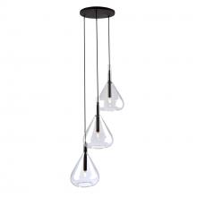  AC11163BK - Conic 3 Light Pendant Black