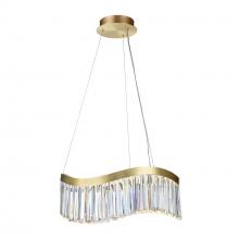 Artcraft AC12206BR - Jules Integrated LED Chandelier 19", Brass