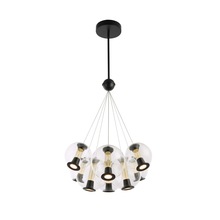  AC6848BK - Arlo Collection 8-Light Chandelier Black