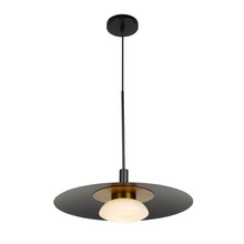  AC7460BK - Camila Collection 1-Light Pendant Black