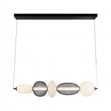 Artcraft AC7462BK - Ace Integrated LED Island Light, Black with White Opal Glassware