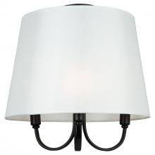 Artcraft SC13334BK - Rhythm 3 Light Semi-Flush Mount Black