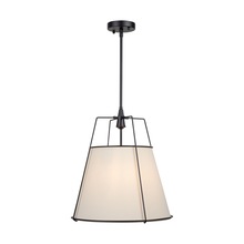  SC13363BK - Pullman Collection 3-Light Pendant Black