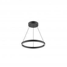  PD87118-BK - Cerchio 18-in Black LED Pendant