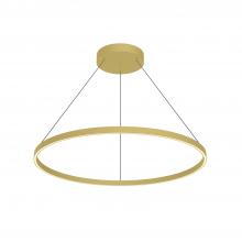 Kuzco Lighting Inc PD87136-BG-UNV-010 - Cerchio 36-in Brushed Gold LED Pendant