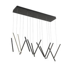  LP14840-BK - Chute 40-in Black LED Linear Pendant