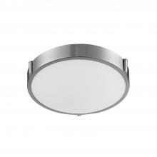  501102-LED - Floyd 11-in Brushed Nickel LED Flush Mount