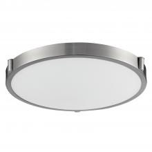  501122-LED - Floyd 17-in Brushed Nickel LED Flush Mount